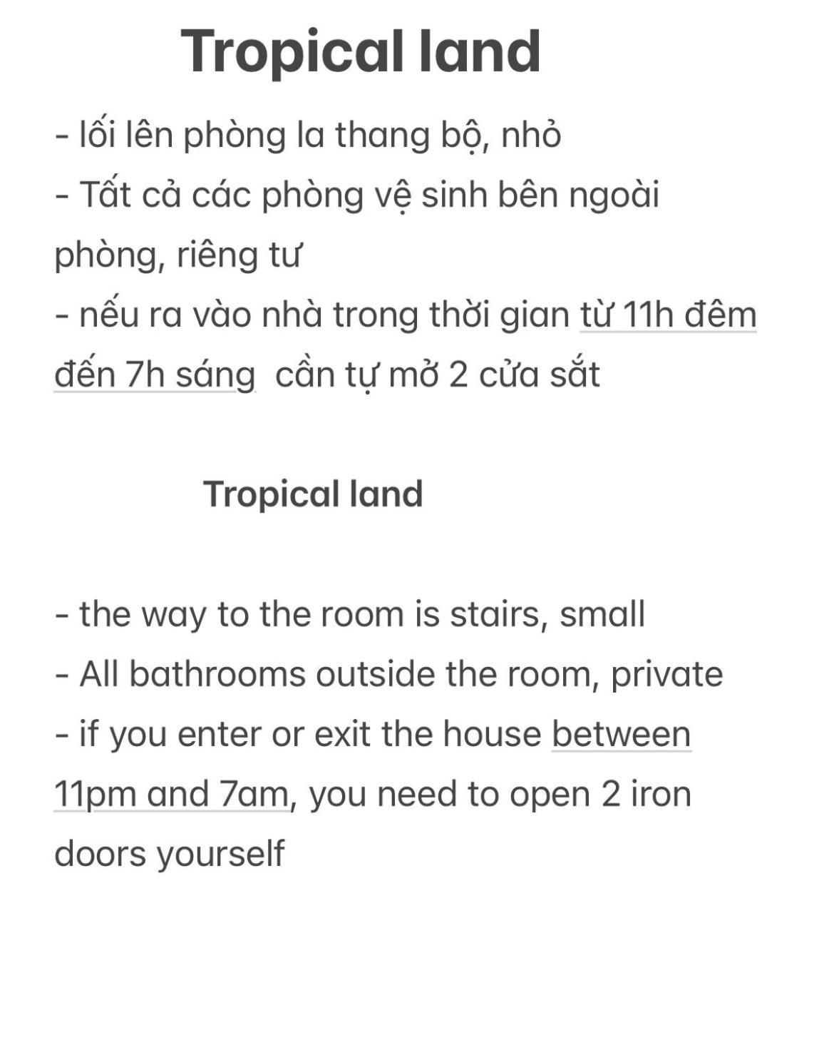 Tropical Land Little